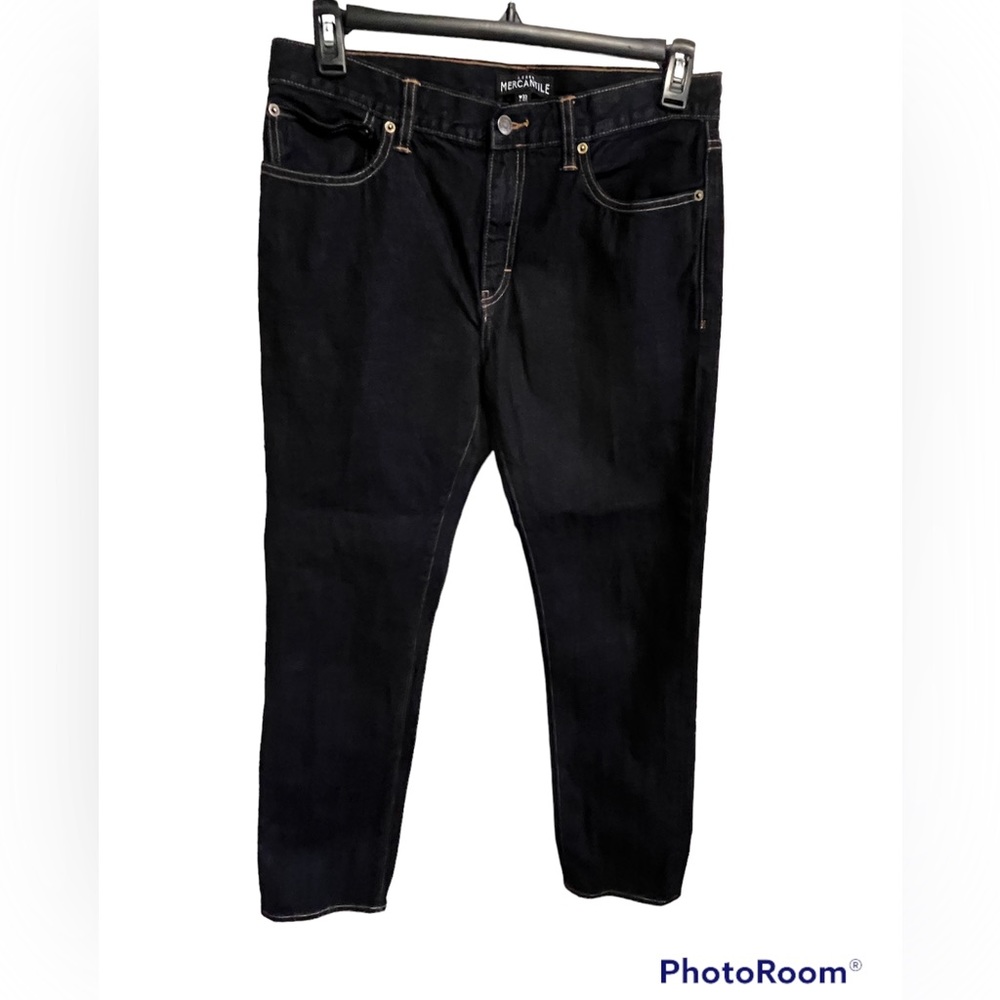 J Crew Mercantile Slim Blue Dark Wash Jeans - 32 x 30